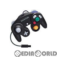 【中古即納】[お得品][表紙説明書なし][ACC][GC] ニンテンドー ゲームキューブ コントローラ ブラック 任天堂(DOL-A-CK)(20011121)