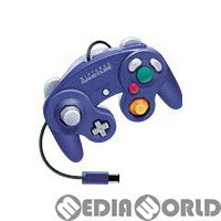 【中古即納】[お得品][表紙説明書なし][ACC][GC] ニンテンドー ゲームキューブ コントローラ バイオレット&クリア 任天堂(DOL-003)(20011121)