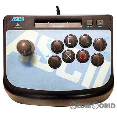 【中古即納】[ACC][PS] プレイステーション 格闘ゲーム専用(対戦格闘) アスキースティックFT2(ファイティングタイプ2) オリジナル ソニーライセンス商品 アスキー(ASC-0527V)(20011206)