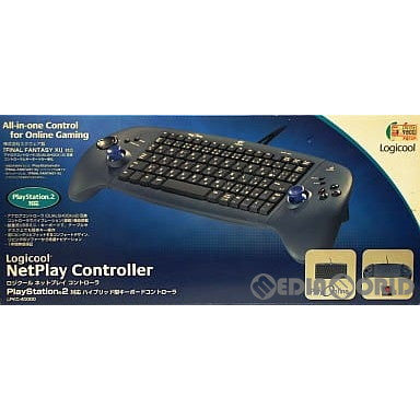 【中古即納】[お得品][表紙説明書なし][ACC][PS2] NetPlay Controller(ネットプレイ コントローラ) PlayStation2対応 ハイブリッド型キーボードコントローラ ロジクール(LPKC-40000)(20020418)