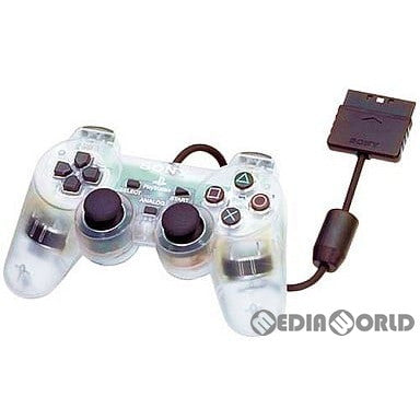 【中古即納】[ACC][PS2] アナログコントローラ デュアルショック2(DUALSHOCK2) クリスタル SCE(SCPH-10010C)(20020627)