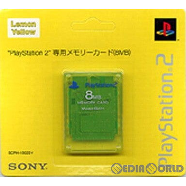 【中古即納】[ACC][PS2] PlayStation2専用メモリーカード(8MB) レモン・イエロー SCE(SCPH-10020Y)(20020627)