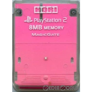 【中古即納】[ACC][PS2] メモリーカード8MB ピンク ソニーライセンス商品 HORI(HP2-30)(20020627)