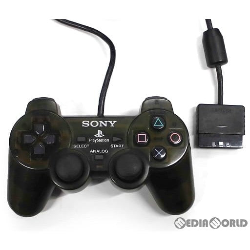 【中古即納】[お得品][表紙説明書なし][ACC][PS2] アナログコントローラ デュアルショック2(DUALSHOCK2) ゼン・ブラック SCE(SCPH-10010BI)(20020801)