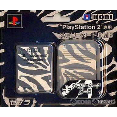 【中古即納】[ACC][PS2] メモリーカード8MB ゼブラ ソニーライセンス商品 HORI(HP2-49)(20021024)