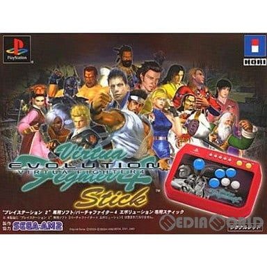 【中古即納】[ACC][PS2] プレイステーション2用 Virtua Fighter 4 Evolution(バーチャファイター4 エボリューション) 専用スティック シグナルレッド ソニーライセンス商品 HORI(HP2-66)(20030313)