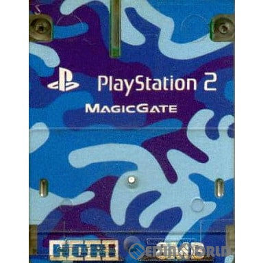 【中古即納】[ACC][PS2] メモリーカード8MB 迷彩ブルー ソニーライセンス商品 HORI(HP2-82)(20030605)