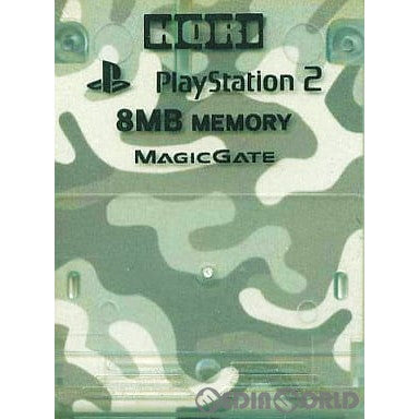 【中古即納】[ACC][PS2] メモリーカード8MB 迷彩グレー ソニーライセンス商品 HORI(HP2-85)(20030605)
