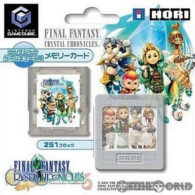 【中古即納】[ACC][GC] ニンテンドー ゲームキューブ メモリーカードキューブ251 ファイナルファンタジー・クリスタルクロニクル 任天堂ライセンス商品 HORI(HGC-20)(20030808)