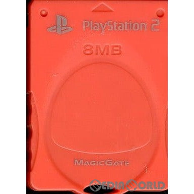 【中古即納】[ACC][PS2] メモリーカード8MB ウォームレッド ソニーライセンス商品 ケムコ(KMC20J(WR))(20040129)