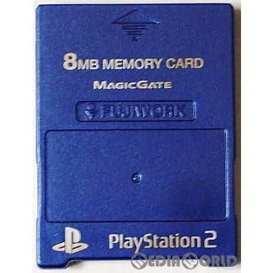 【中古即納】[ACC][PS2] プレイステーション2専用メモリーキング2(8MB) ブルー ソニーライセンス商品 フジワーク(PXMC-BL)(20020322)