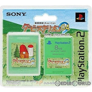 【中古即納】[ACC][PS2] PlayStation2専用 メモリーカード(8MB) プレミアムシリーズ ダービースタリオン04 SCE(SCPH-10020KQ)(20040422)