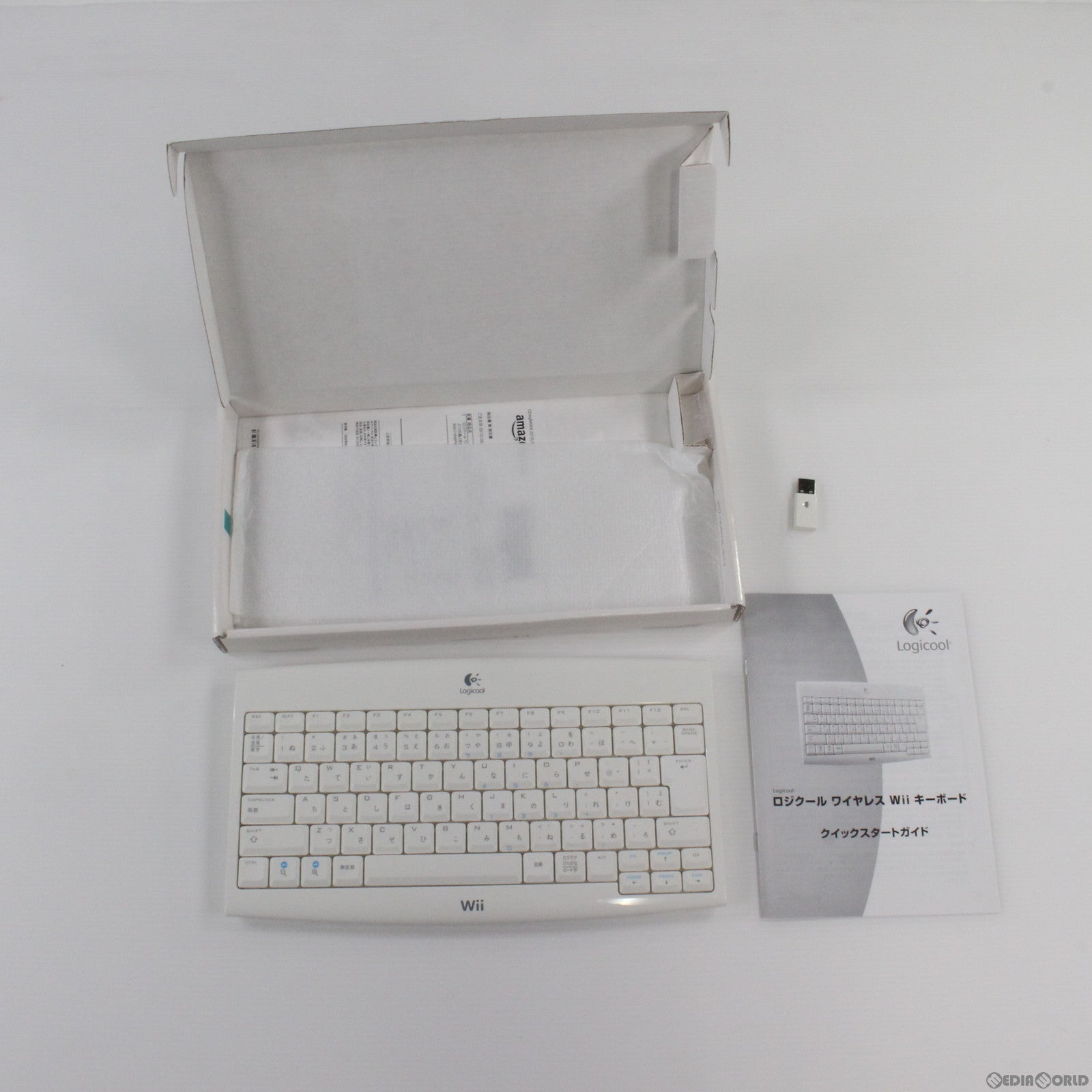 【中古即納】[ACC][Wii] ワイヤレスWiiキーボード 任天堂ライセンス商品 ロジクール(NTKB-10000)(20081120)