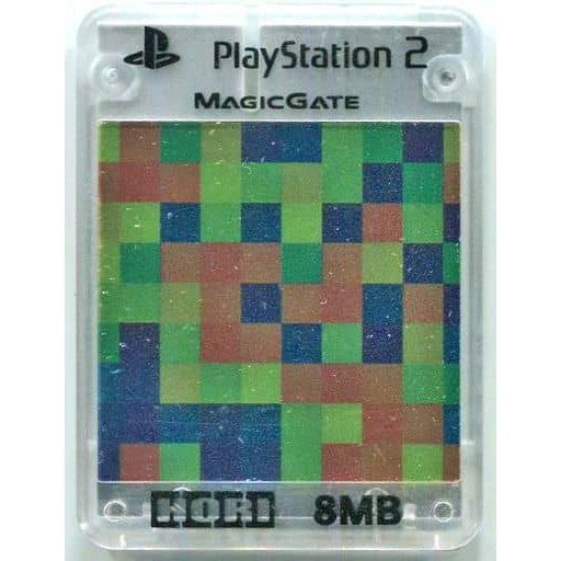 【中古即納】[ACC][PS2] プレイステーション2専用 メモリーカード 8MB モザイク ソニーライセンス商品 HORI(HP2-123)(20040617)