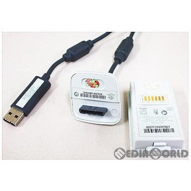 【中古即納】[お得品][表紙説明書なし][ACC][Xbox360] Xbox360 プレイ＆チャージキット マイクロソフト(B4Y-00025)(20051210)
