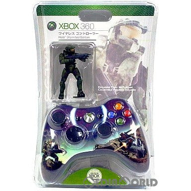 【中古即納】[ACC][Xbox360] ワイヤレスコントローラー Halo3(ヘイロー3) リミテッドエディション マイクロソフト(B4F-00030)(20070927)