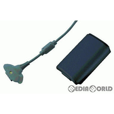 【中古即納】[ACC][Xbox360] XBOX 360 プレイ&チャージキット ブラック マイクロソフト(B4Y-00039)(20070927)