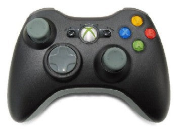 【中古即納】[お得品][表紙説明書なし][ACC][Xbox360] Xbox 360 ワイヤレスコントローラー(ブラック) マイクロソフト(B4F-00019)(20071011)