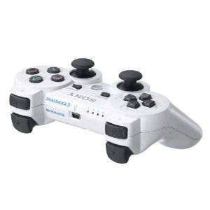 【中古即納】[ACC][PS3] ワイヤレスコントローラー DUALSHOCK3(デュアルショック3) セラミック・ホワイト SCE(CECH-ZC2JCW)(20071111)