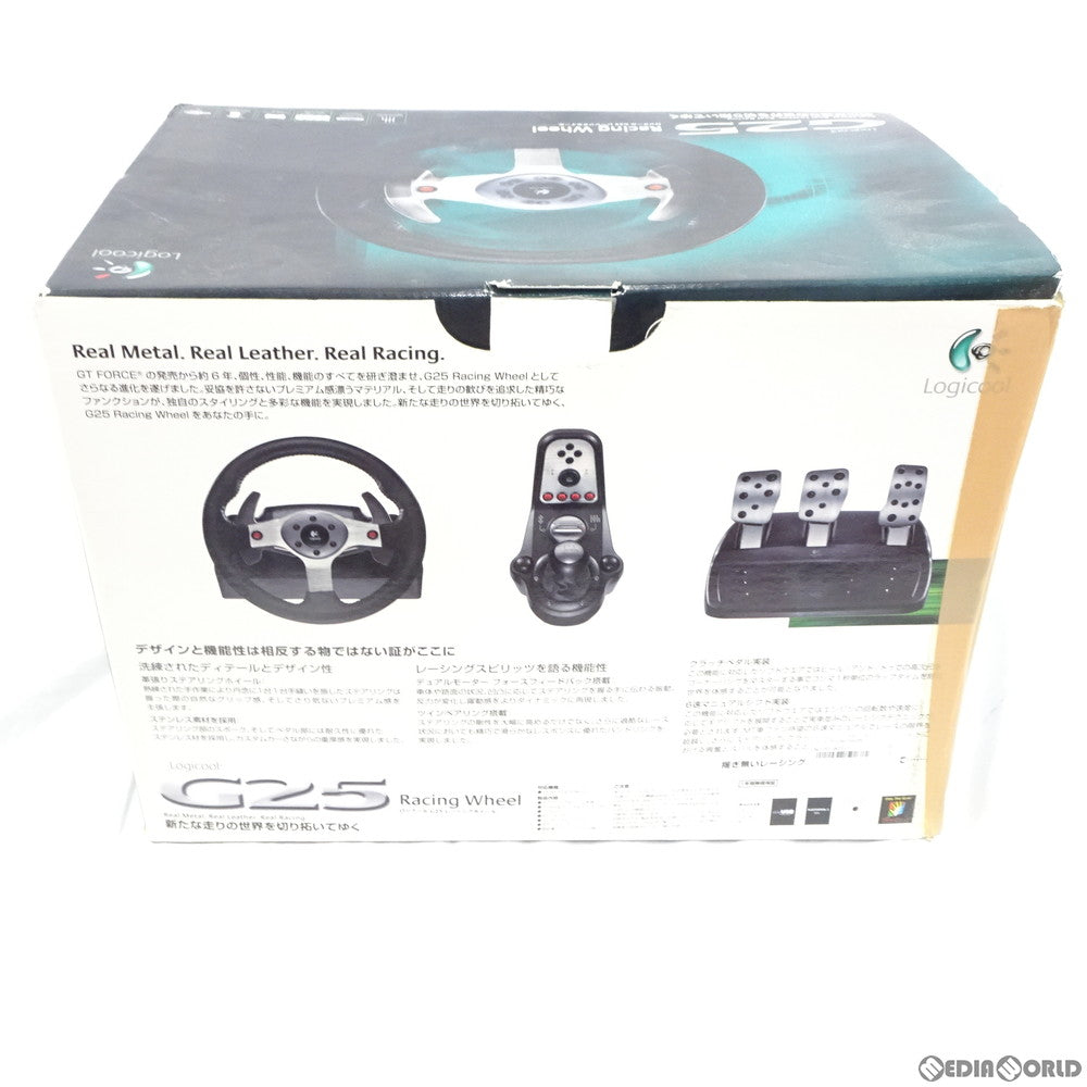 【中古即納】[お得品][表紙説明書なし][ACC][PS3] G25 レーシングホイール Logicool(ロジクール)(LPRC-13000)(20071213)