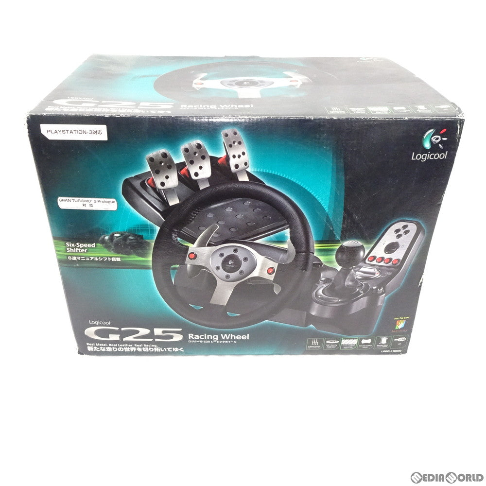 【中古即納】[お得品][表紙説明書なし][ACC][PS3] G25 レーシングホイール Logicool(ロジクール)(LPRC-13000)(20071213)