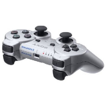 【中古即納】[ACC][PS3] ワイヤレスコントローラ DUALSHOCK3(デュアルショック3) サテン・シルバー SCE(CECH-ZC2JSS)(20080306)