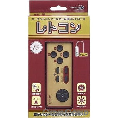 【中古即納】[ACC][Wii] Wii用 レトコン FCレッド デイテル・ジャパン(DJ-WIRTC-FR)(20081012)