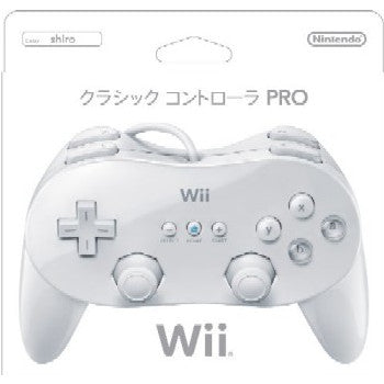 【中古即納】[ACC][Wii] クラシックコントローラPRO(プロ) シロ(Wii/Wii U用) 任天堂(RVL-A-R2W)(20090801)