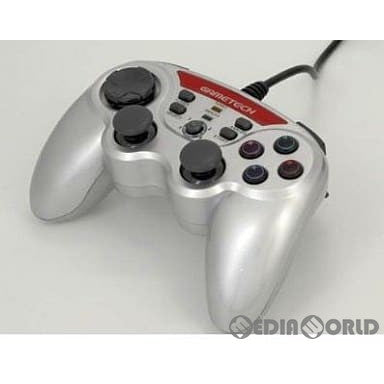 【中古即納】[ACC][PS3] プレイステーション3用 バトルパッドターボ3 シルバー ゲームテック(HC1039)(20091217)