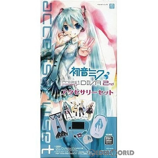 【中古即納】[ACC][PSP] プレイステーションポータブル用 初音ミク -Project DIVA- 2nd アクセサリーセット ソニーライセンス商品 HORI(HCV-579)(20100729)