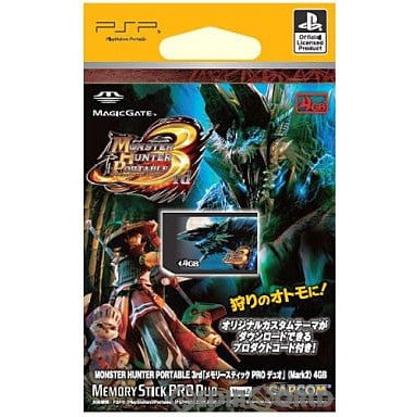 【中古即納】[ACC][PSP] メモリースティックPRO Duo 4GB モンスターハンターポータブル3rd ソニーライセンス商品 カプコン(CET-004MH2980)(20101201)