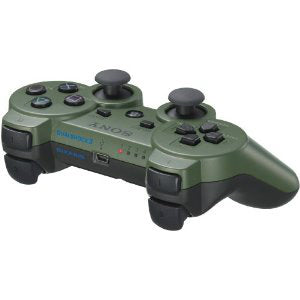 【中古即納】[ACC][PS3] ワイヤレスコントローラ デュアルショック3(DUALSHOCK3) ジャングル・グリーン SCE(CECH-ZC2JMY)(20110224)