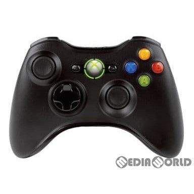 【中古即納】[ACC][Xbox360] Xbox360 ワイヤレスコントローラー リキッドブラック マイクロソフト(NSF-00004)(20101125)