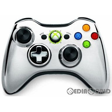 【中古即納】[ACC][Xbox360] Xbox360 ワイヤレス コントローラー SE クロームシルバー マイクロソフト(43G-00022)(20120524)