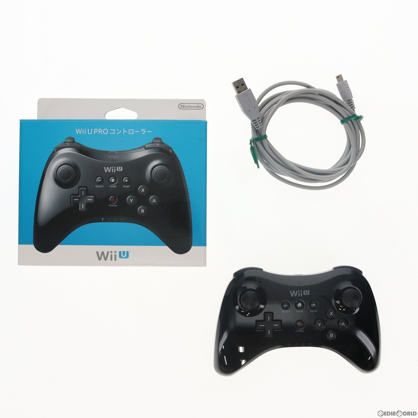 【中古即納】[お得品][表紙説明書なし][ACC][WiiU] Wii U PROコントローラー Kuro(Wii U プロコントローラー クロ) 任天堂(WUP-A-RSKA)(20121208)