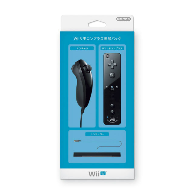 【中古即納】[ACC][WiiU] Wiiリモコンプラス追加パック Kuro 黒 クロ(Wii/Wii U用) 任天堂(RVL-A-AS03)(20121208)