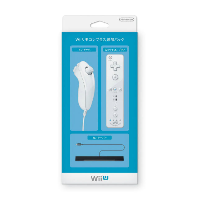 【中古即納】[お得品][表紙説明書なし][ACC][Wii] Wiiリモコンプラス追加パック Shiro 白 シロ(Wii/Wii U用) 任天堂(RVL-A-AS02)(20121208)