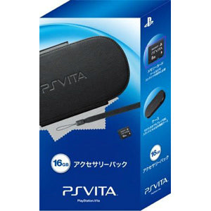 【中古即納】[ACC][PSVita] Ｖｉｔａ用アクセサリーパック１６ＧＢ　ソニー(ﾒﾓﾘｰ16GB･ｹｰｽ･ｽﾄﾗｯﾌﾟ･ｸﾛｽ同梱)(20121115)