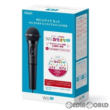 【中古即納】[ACC][WiiU] Wii Uマイクセット WiiカラオケU トライアルディスク付き 任天堂(WUP-R-WAHJ)(20121208)