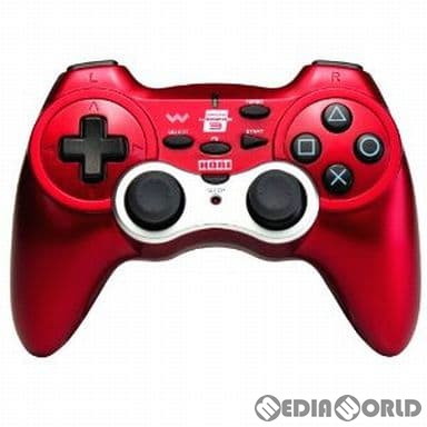 【中古即納】[ACC][PS3] 充電式ワイヤレスホリパッド3 PlayStation3(プレイステーション3) レッド ソニーライセンス商品 HORI(HP3-164)(20130620)