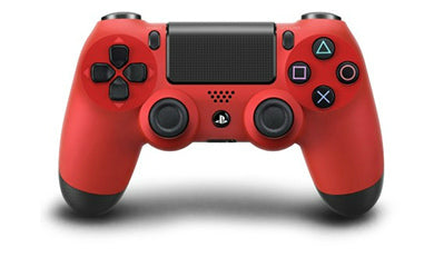【中古即納】[お得品][表紙説明書なし][ACC][PS4] ワイヤレスコントローラー デュアルショック4(DUALSHOCK4) マグマ・レッド SIE(CUH-ZCT1J01)(20140222)