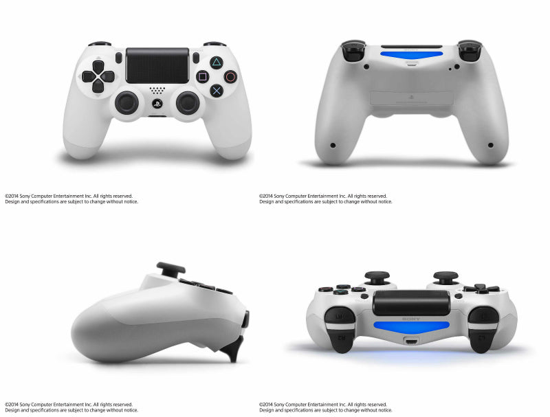 【中古即納】[ACC][PS4] ワイヤレスコントローラー DUALSHOCK4(デュアルショック4) グレイシャー・ホワイト SCE(CUH-ZCT1J03 )(20140911)