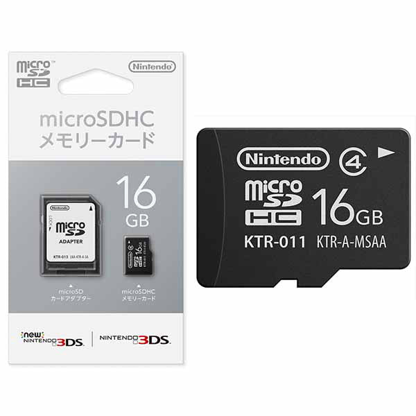 【中古即納】[ACC][3DS] microSDHCメモリーカード 16GB 任天堂(KTR-A-MAAA)(20141011)
