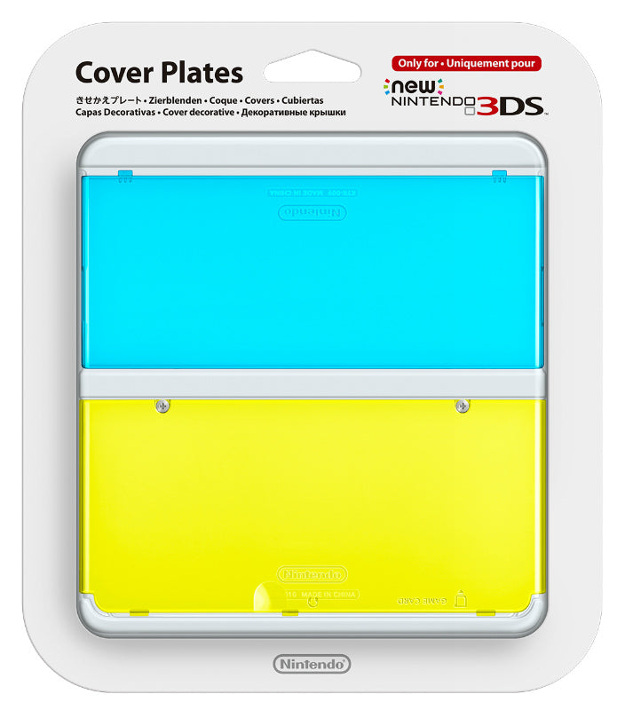 【中古即納】[ACC][3DS] Newニンテンドー3DS きせかえプレート No.021(クリアブルー/クリアイエロー) 任天堂(KTR-A-CPAY)(20141011)