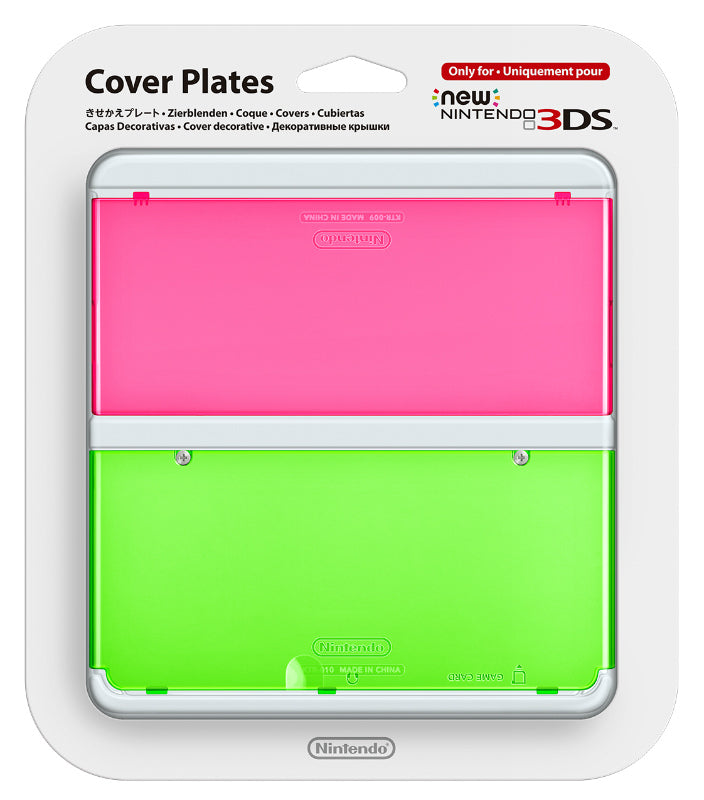 【中古即納】[ACC][3DS] Newニンテンドー3DS きせかえプレート No.022(クリアピンク/クリアグリーン) 任天堂(KTR-A-CPAZ)(20141011)