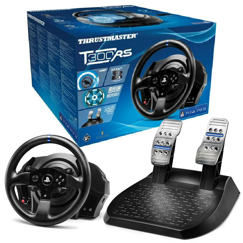 【中古即納】[ACC][PS4] T300RS Force feedback Racing Wheel for PlayStation(R)4/PlayStation(R)3 MSY(20141009)