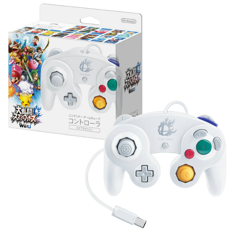 【中古即納】[ACC][GC] ニンテンドー ゲームキューブ コントローラ スマブラホワイト 任天堂(DOL-A-CWB)(20141206)