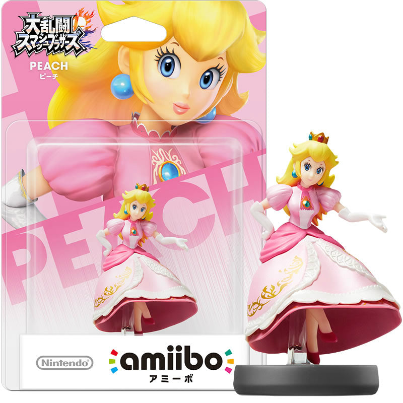 【中古即納】[ACC][WiiU] amiibo(アミーボ) ピーチ(大乱闘スマッシュブラザーズシリーズ) 任天堂(NVL-C-AAAB)(20141206)