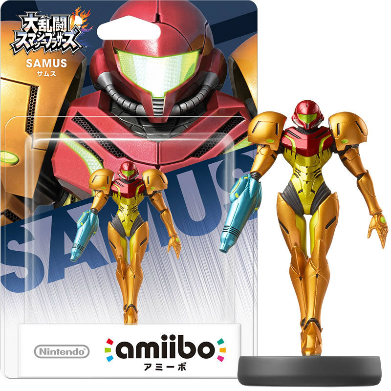 【中古即納】[ACC][WiiU] amiibo(アミーボ) サムス(大乱闘スマッシュブラザーズシリーズ) 任天堂(NVL-C-AAAG)(20141206)