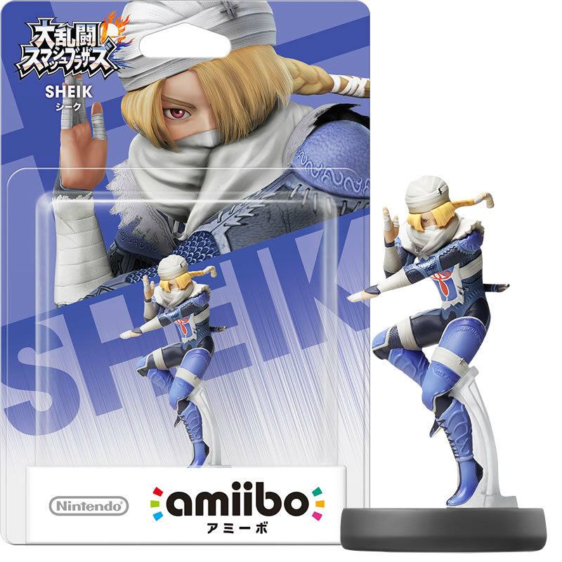 【中古即納】[ACC][Switch] amiibo シーク（大乱闘スマッシュブラザーズシリーズ) 任天堂(NVL-C-AAAZ)(20150122)